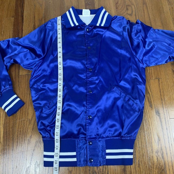 VTG Howe 22nd Grammy Awards 1980 Satin Blue Jacket 70s 80s Blue SZ Small - Picture 7 of 10